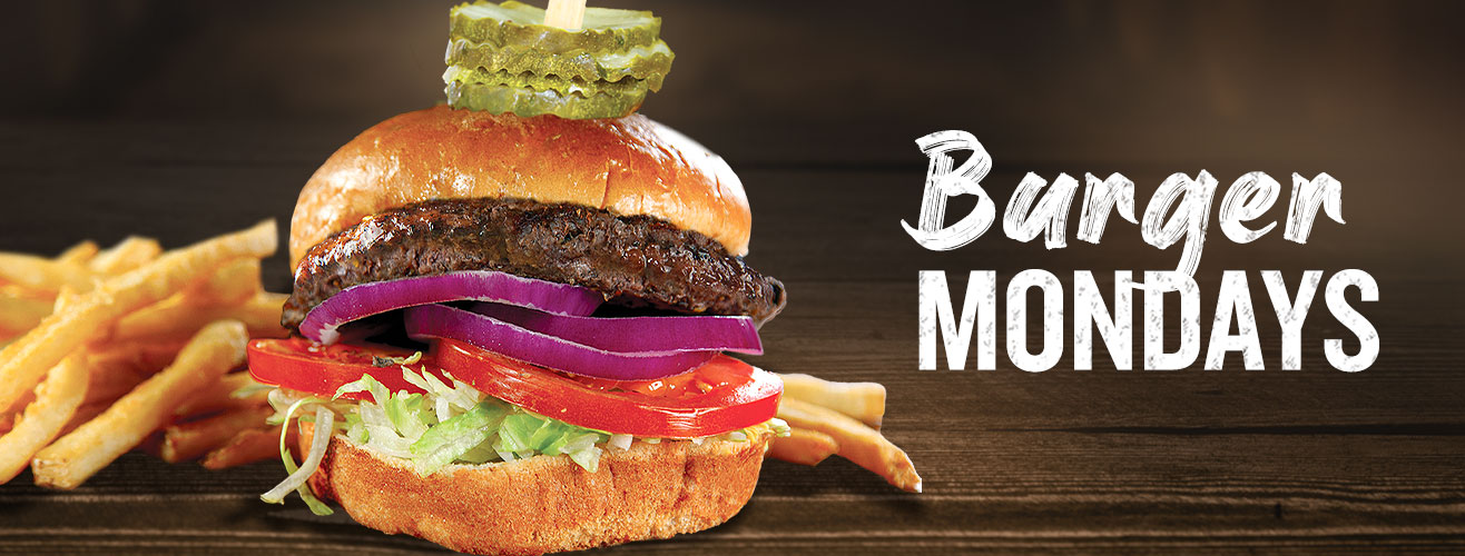 Monday Restaurant Specials - Burger Mondays at Beef's