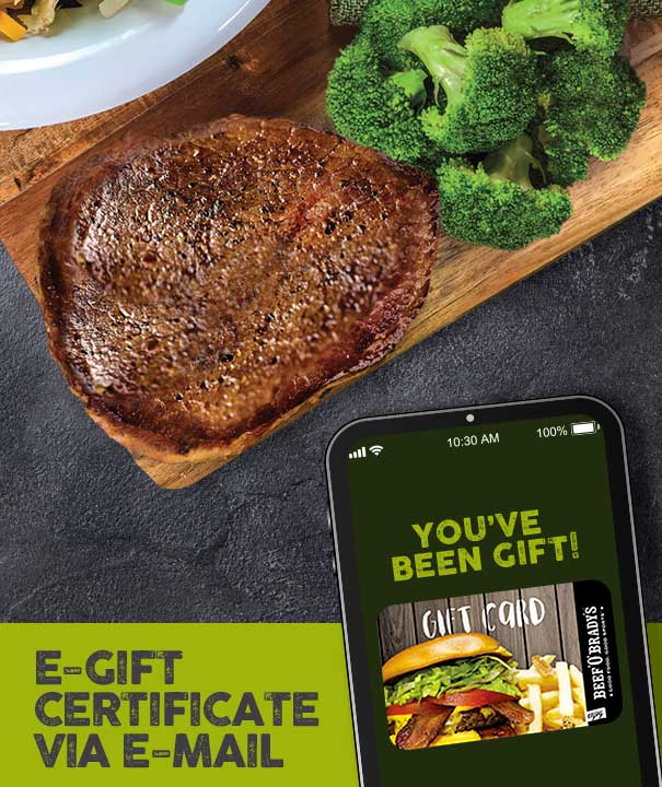 Buy Steak Gift Cards, Order Online