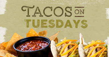 Tuesday Specials for 6/11/2024 - Tacos on Tuesdays